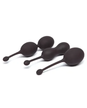 Coco de Mer Catherine Pleasure Balls Set - Black