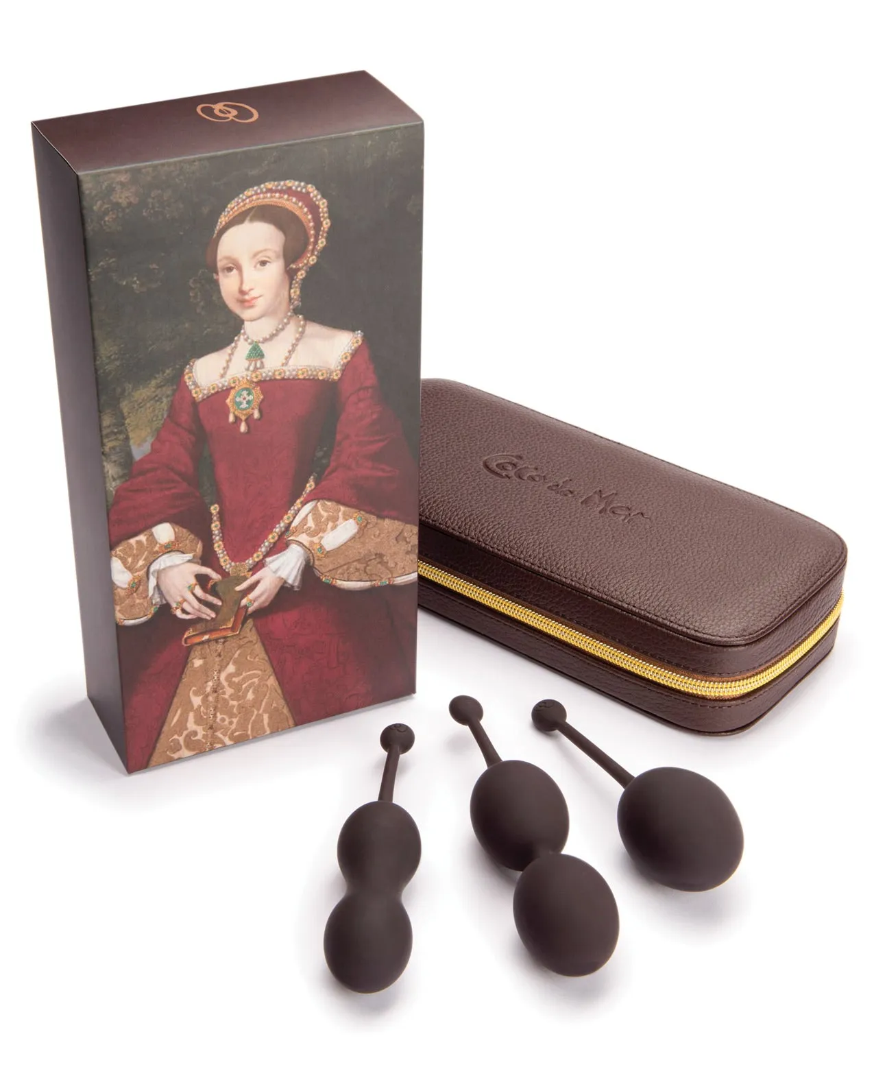 Coco de Mer Catherine Pleasure Balls Set - Black