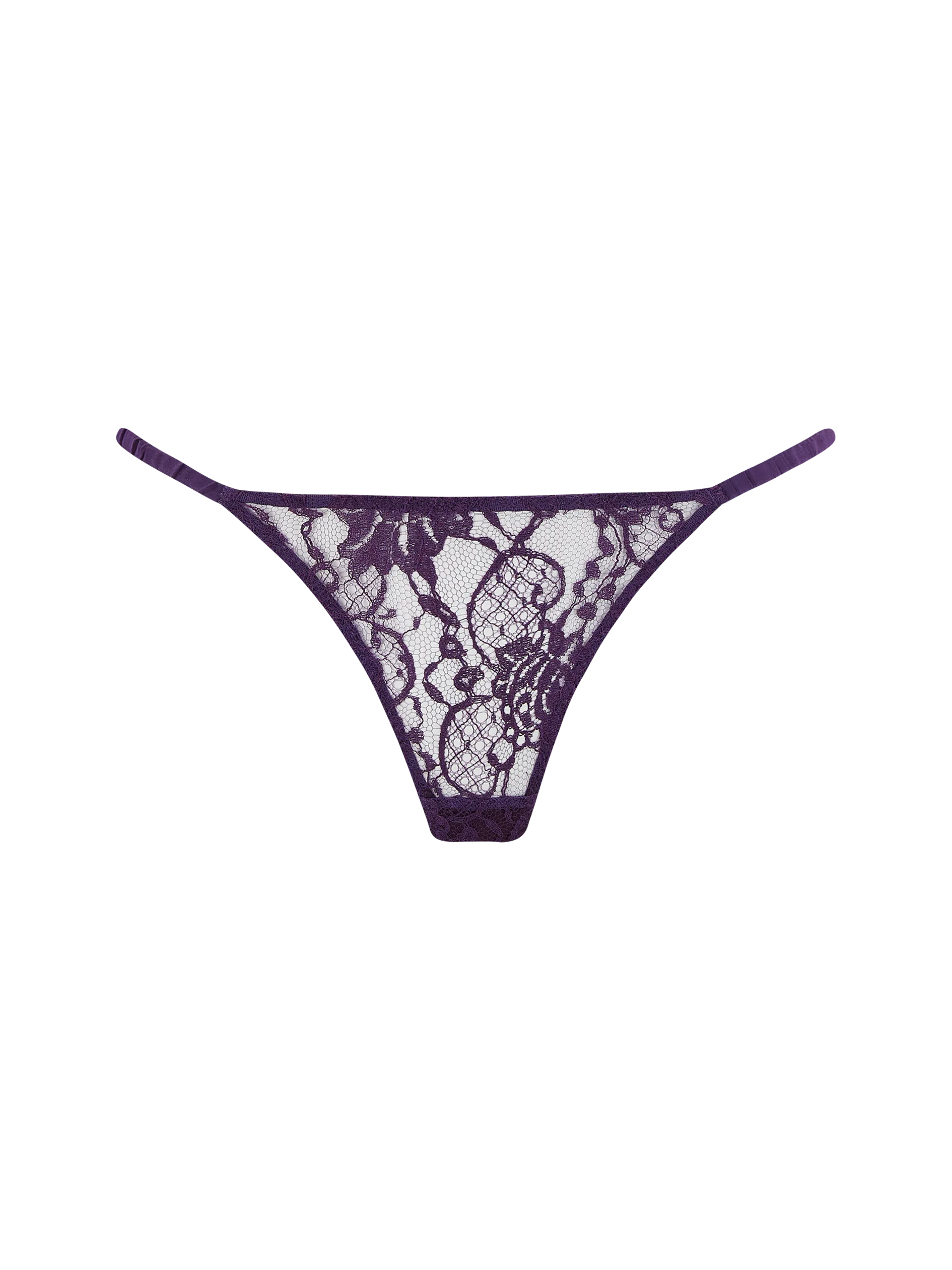 Coco de Mer Hera Brazilian Knicker in Violet