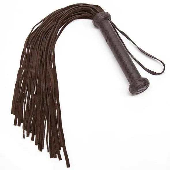 Coco de Mer - Leather Flogger (Brown)