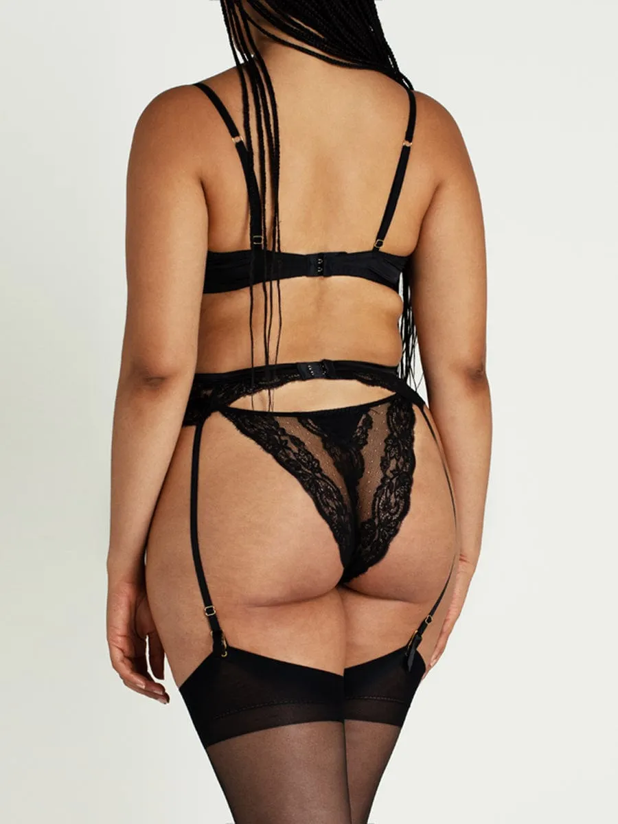 Coco de Mer Seraphine Suspender Belt