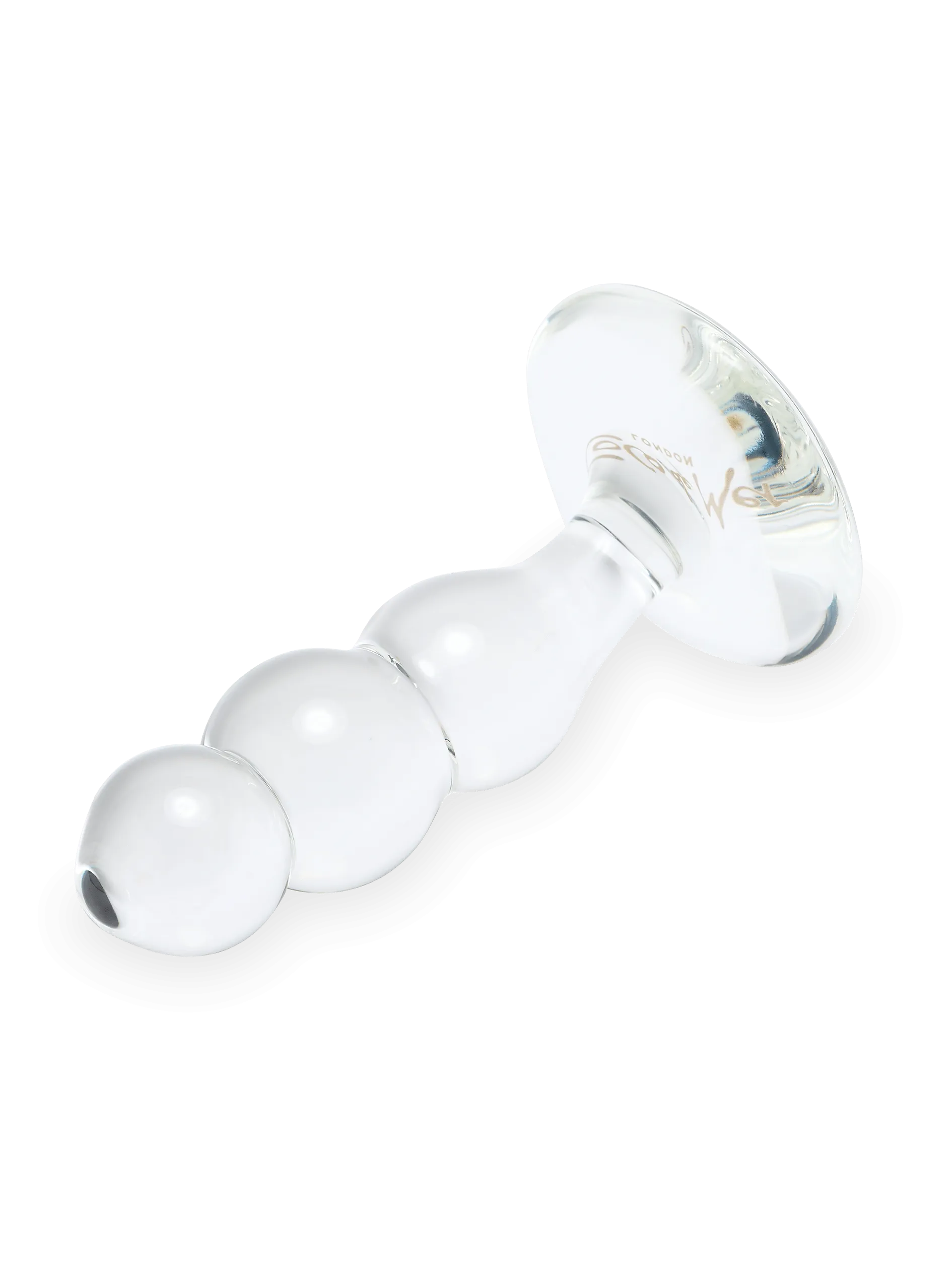 Coco de Mer Textured Glass Butt Plug