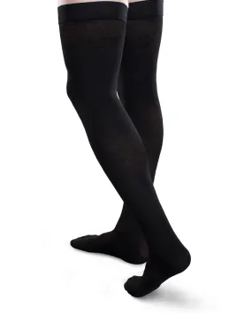 Core-Spun by Therafirm Thigh High Socks for Men & Women 20-30mmHg