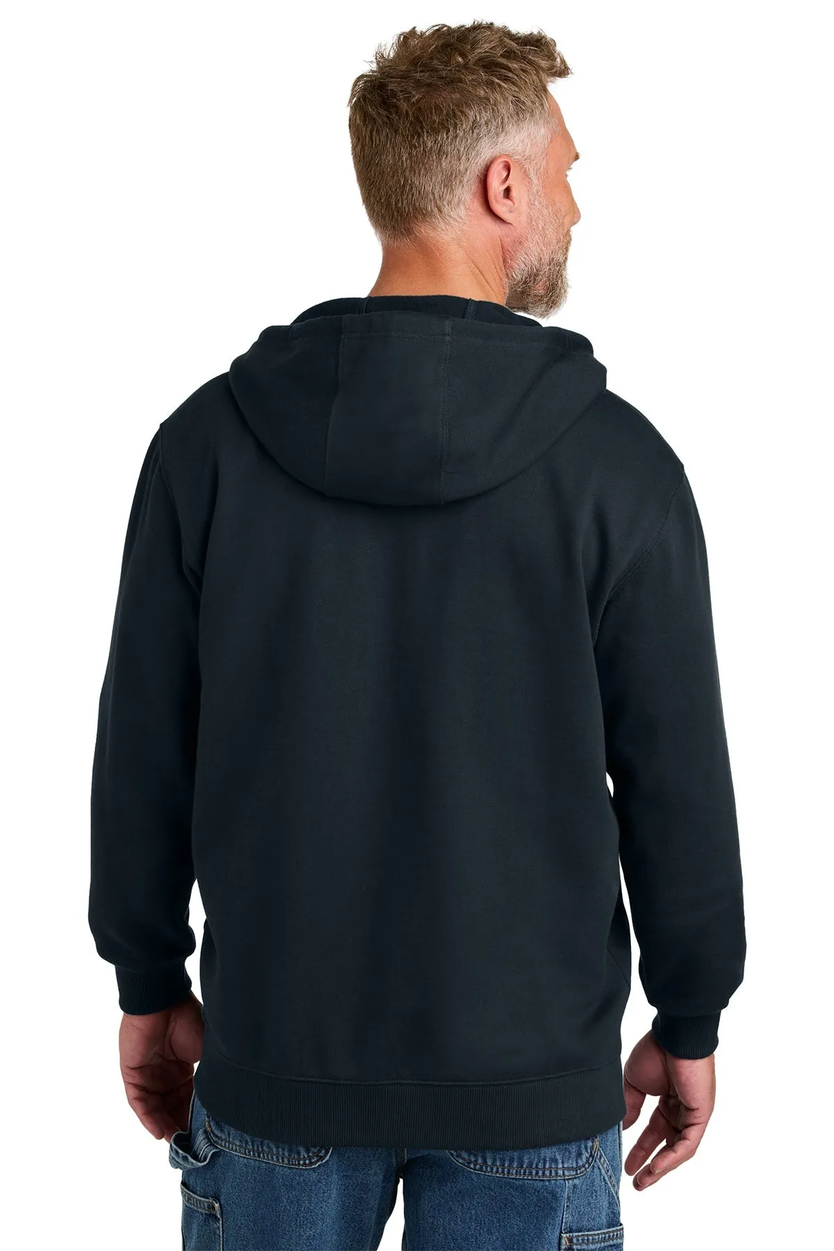 CornerStone Tough Fleece Custom Full-Zip Hoodies, Navy