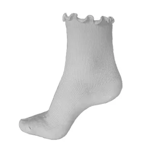 Cotton Lettuce Edge Ruffle Socks