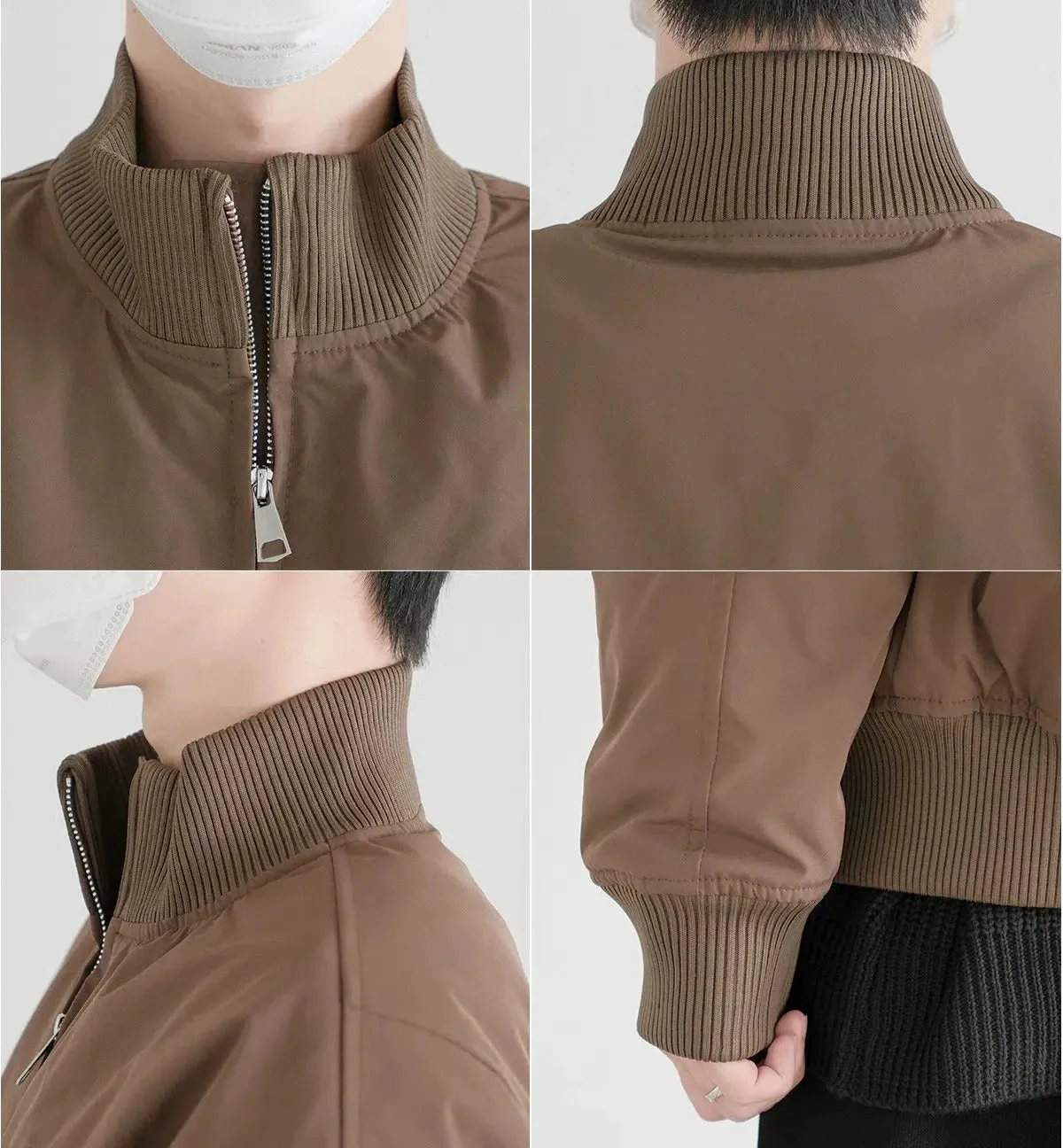 Cotton-Padded Zipper Coat