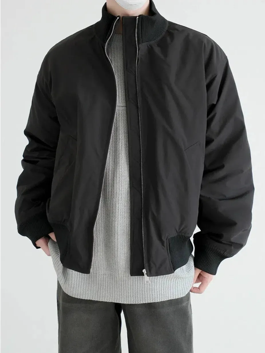 Cotton-Padded Zipper Coat