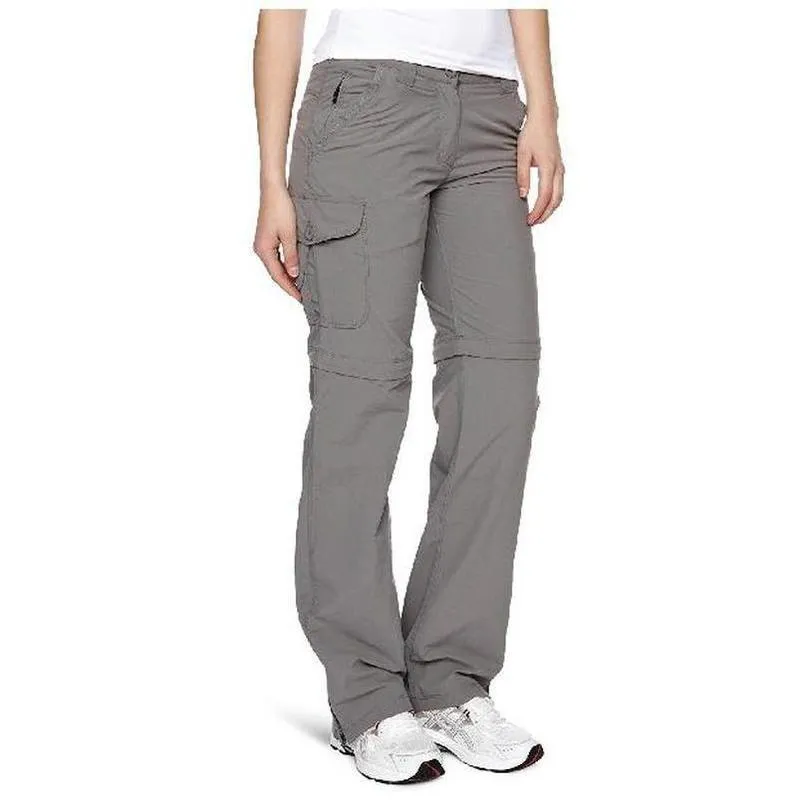 Craghoppers NosiLife Women's Convertible Trousers - Platinum - Size 12 Regular