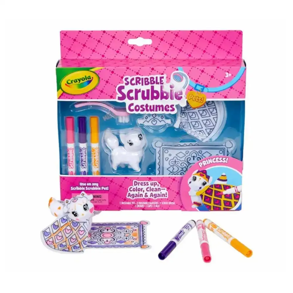 Crayola Scribble Scrubbie Pets Princess Pack