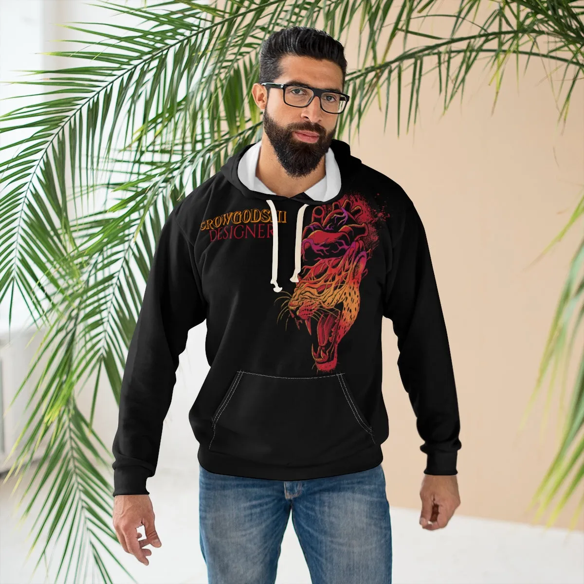 Crowgodshi Heart of the Jaguar Pullover Hoodie