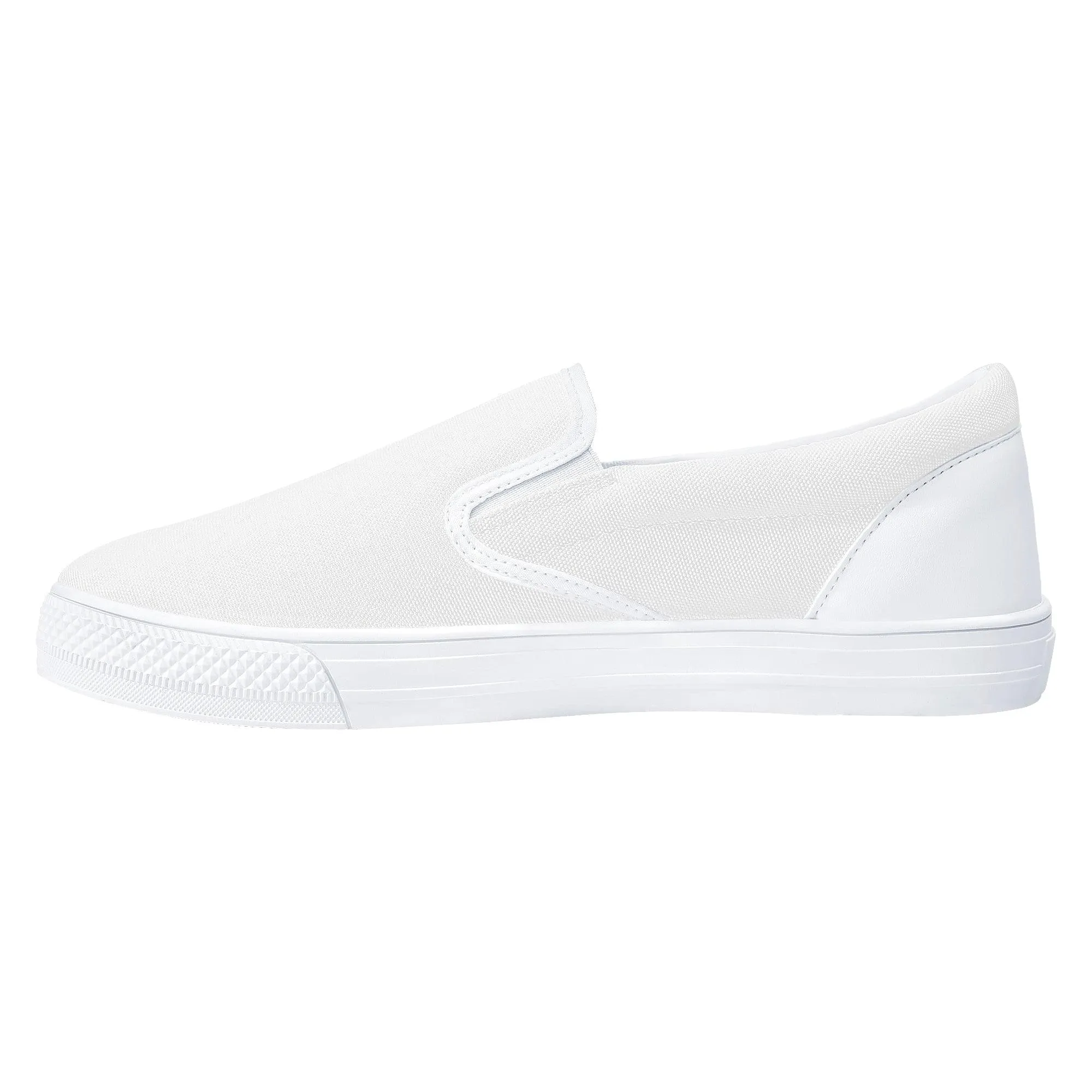 Custom Slip on Sneakers - White D31