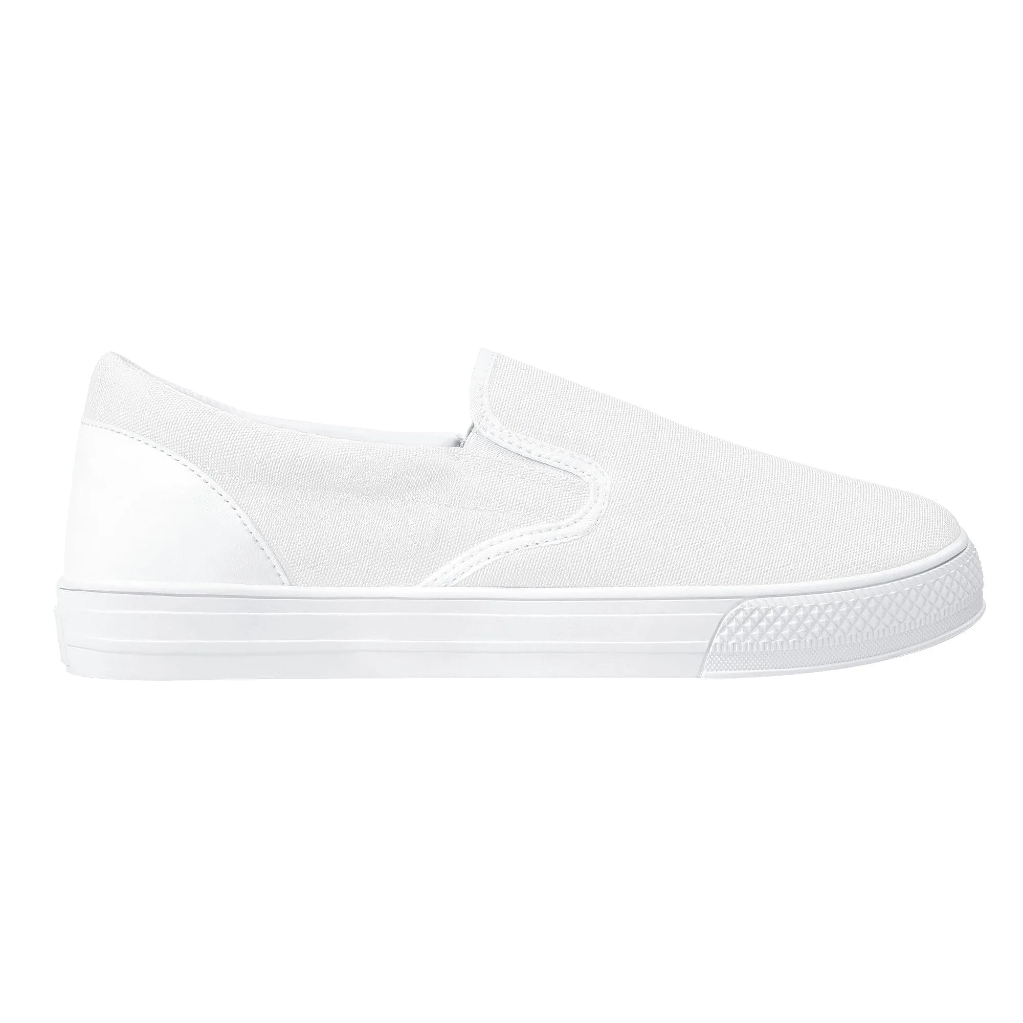 Custom Slip on Sneakers - White D31