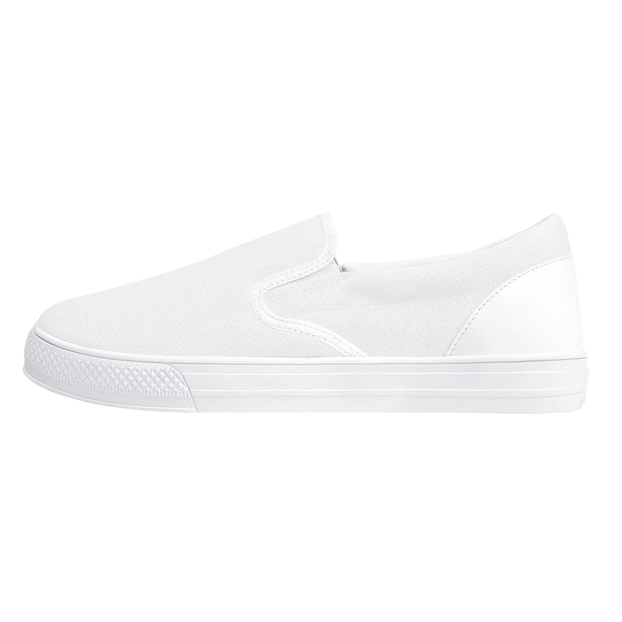 Custom Slip on Sneakers - White D31