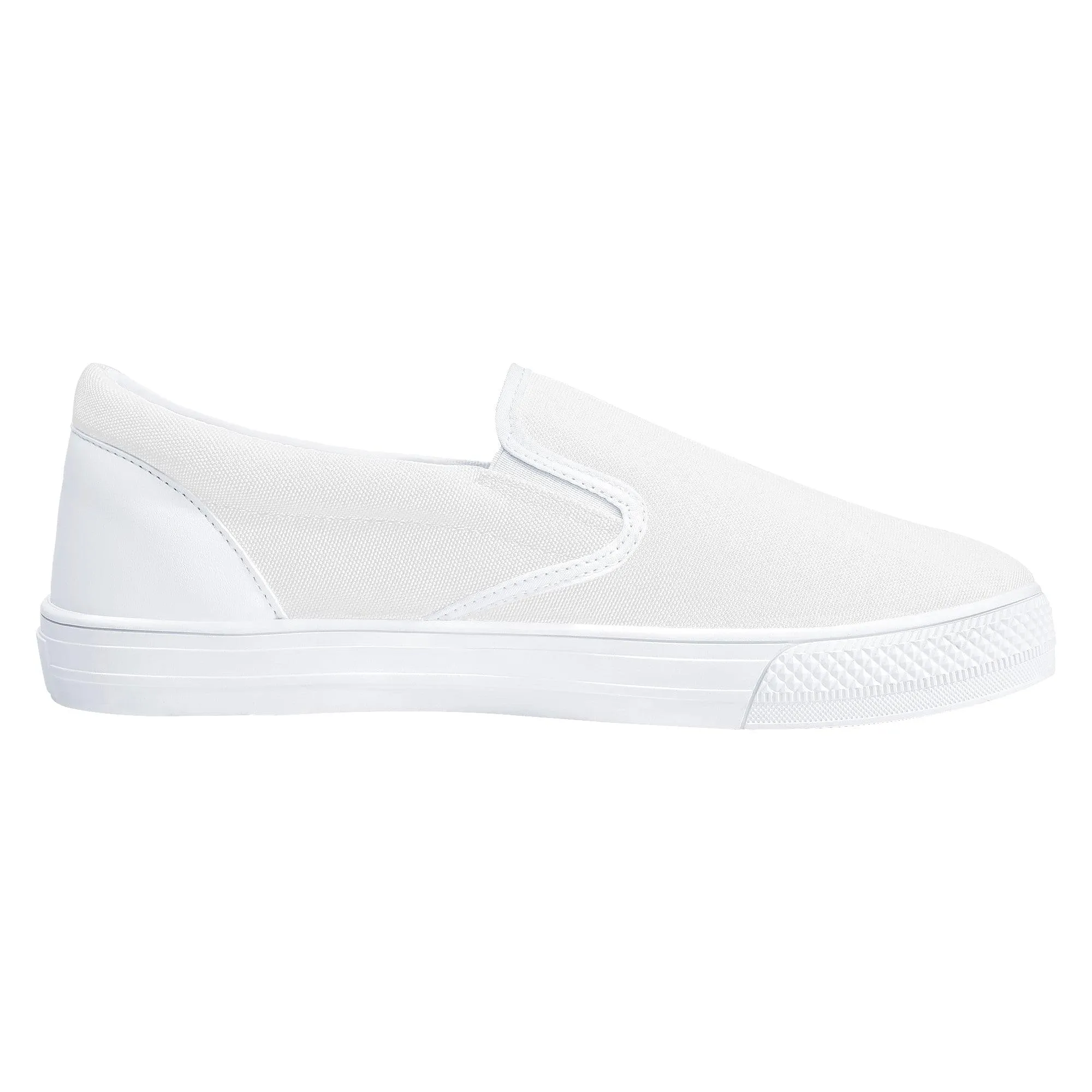 Custom Slip on Sneakers - White D31