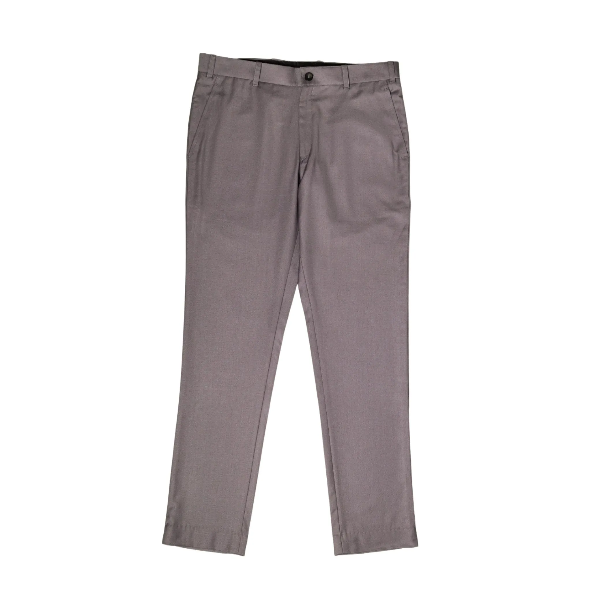 Dark Grey color blend cotton pant for men