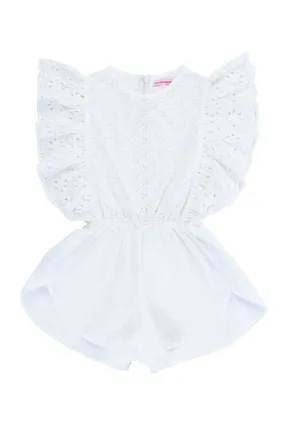 Delphine Playsuit - Cutwork and Lace