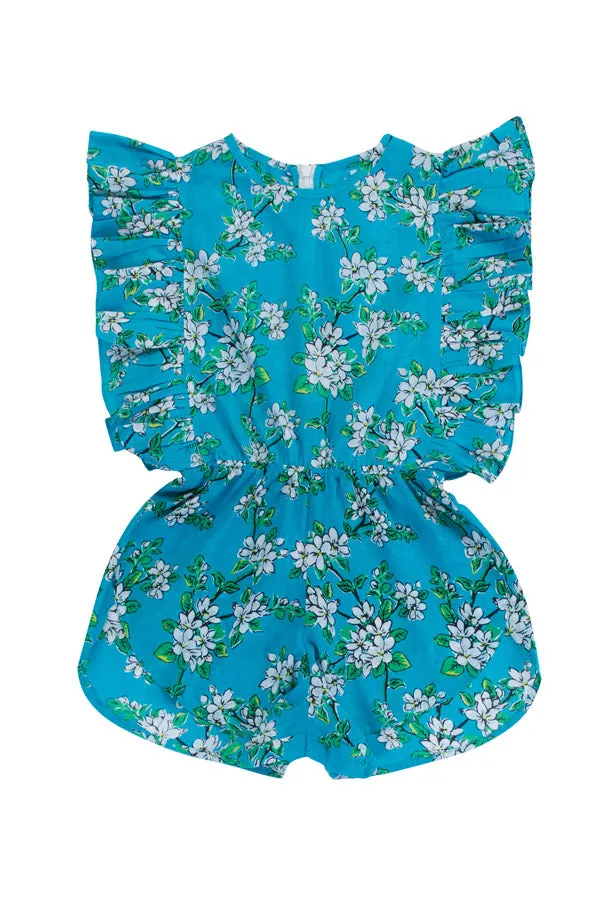 delphine playsuit sea glass almond blossom