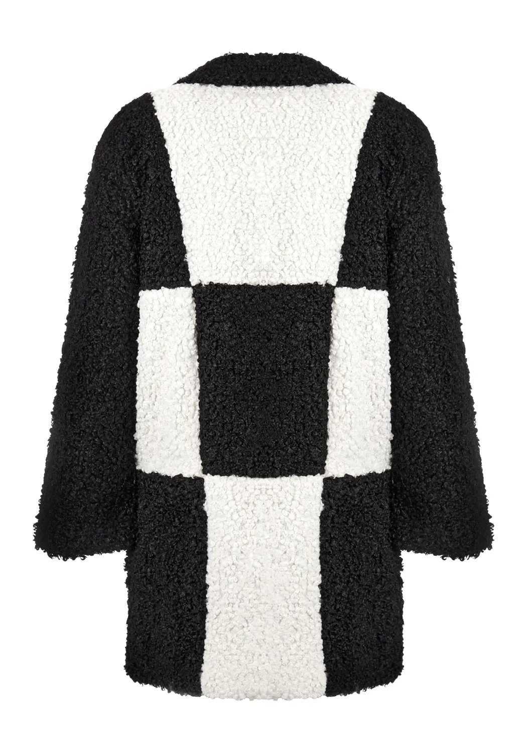 Dreamtime Checkerboard Teddy Coat