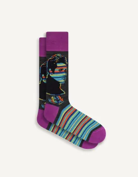 Elvis Stripe Sock