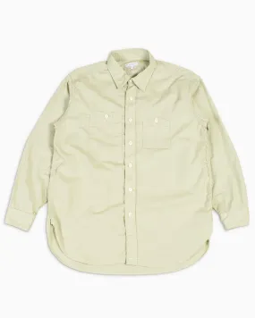 Engineered Garments Work Shirt Lime Superfine Poplin