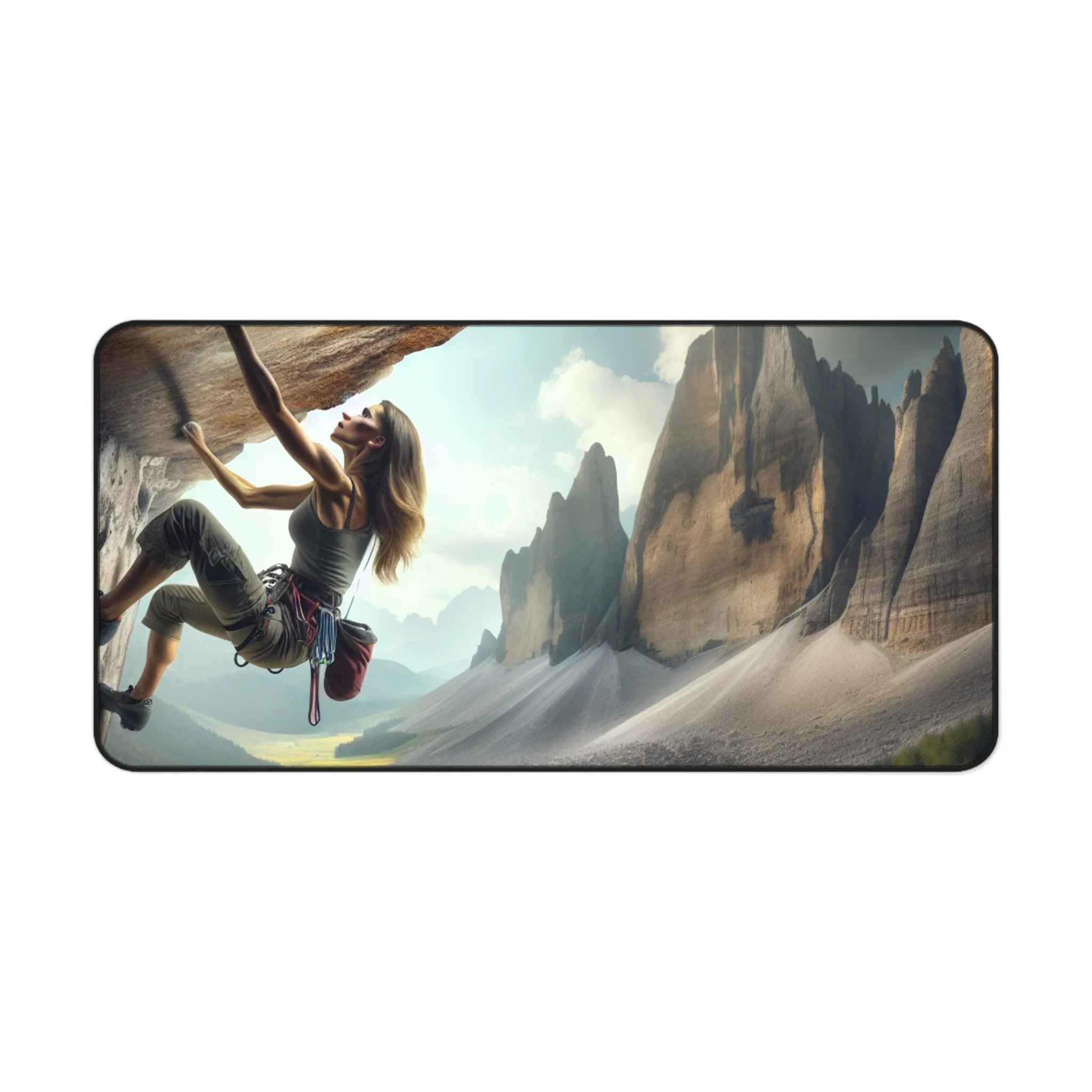 Epic Rock Climbing Adventure Computer Pad