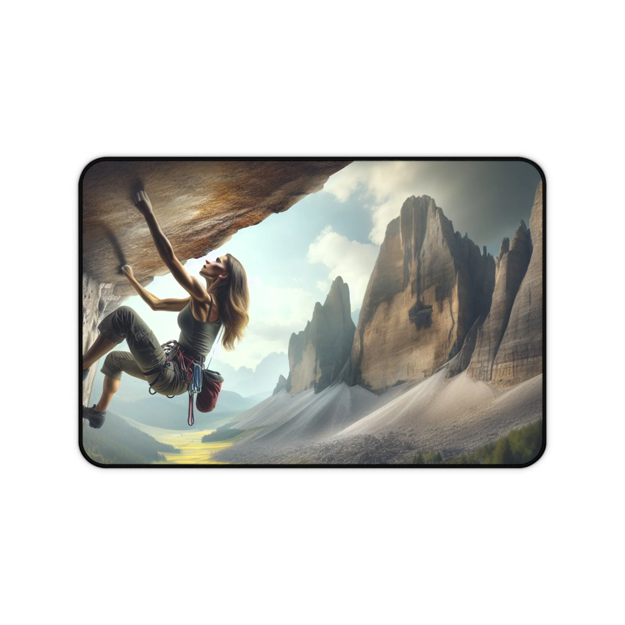 Epic Rock Climbing Adventure Computer Pad