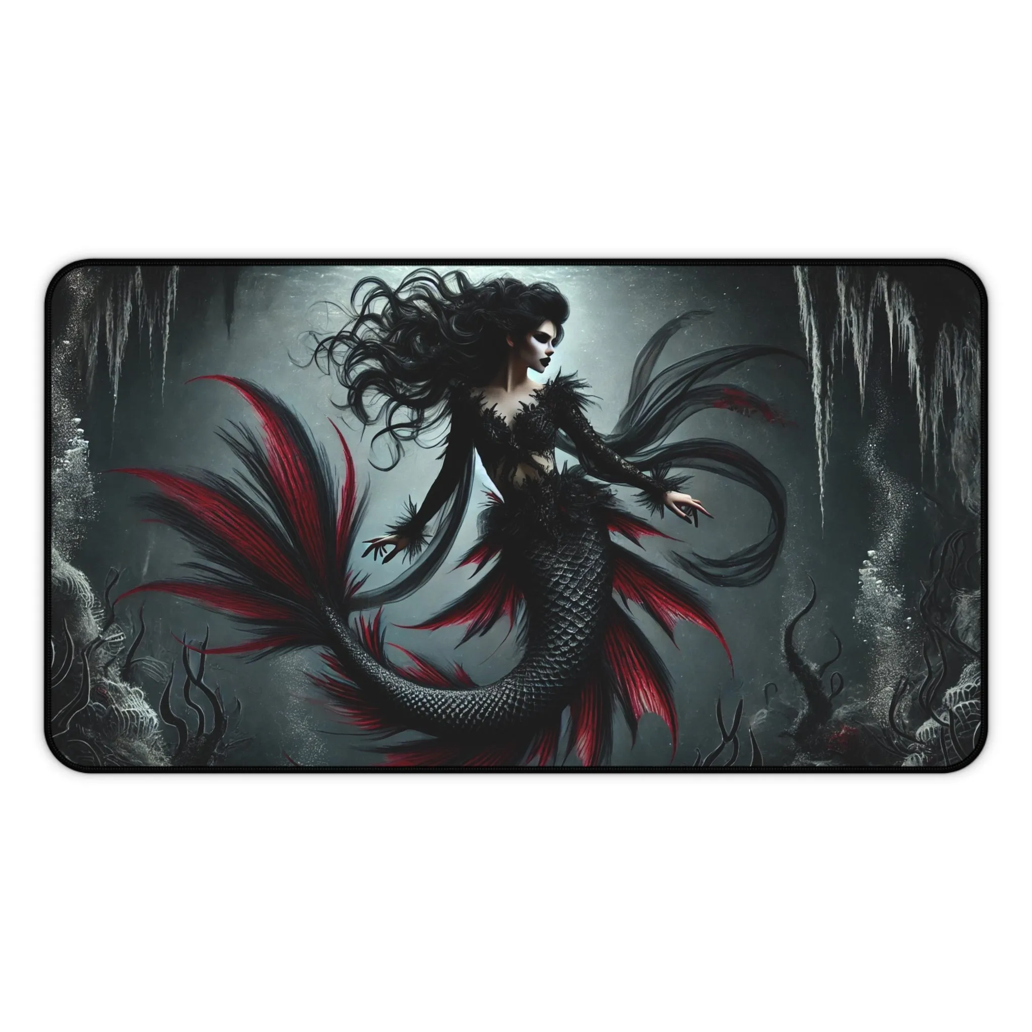 Eternal Depths: The Gothic Mermaid Computer Pad