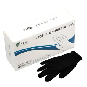 Extra-Thick 6 Mil Nitrile Industrial Disposable Gloves - Box of 100