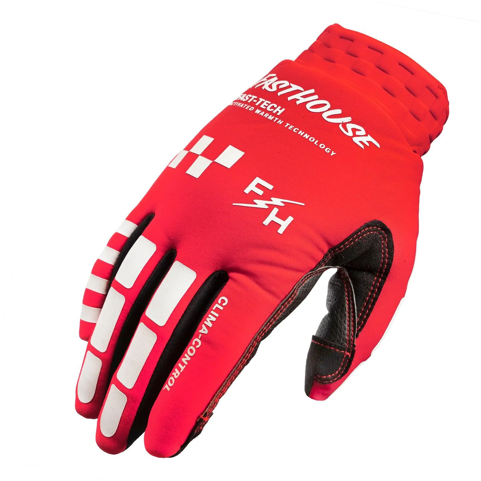 Fasthouse Toaster Glove - Red/White