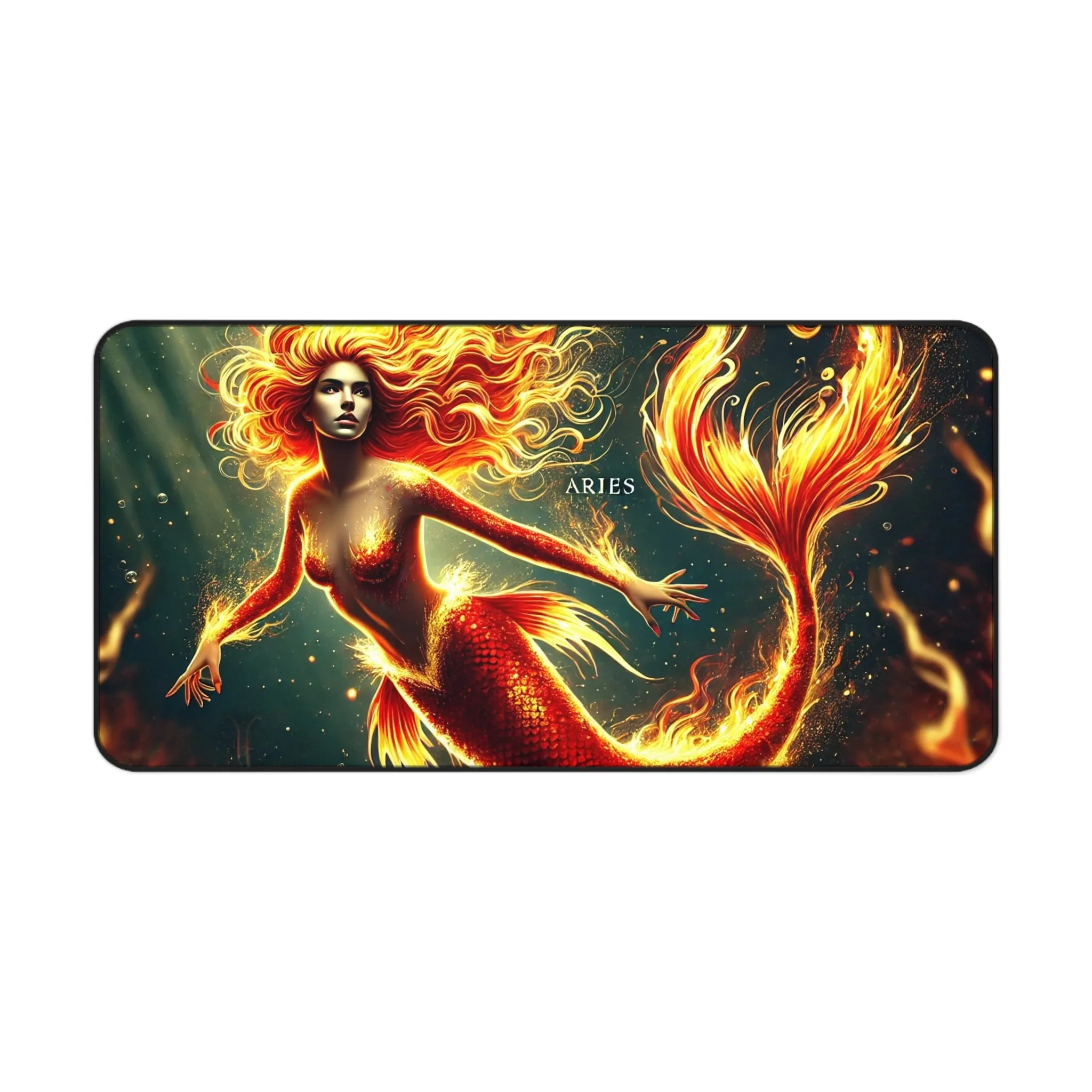 Fiery Aries: Fierce Mermaid of the Flames Below