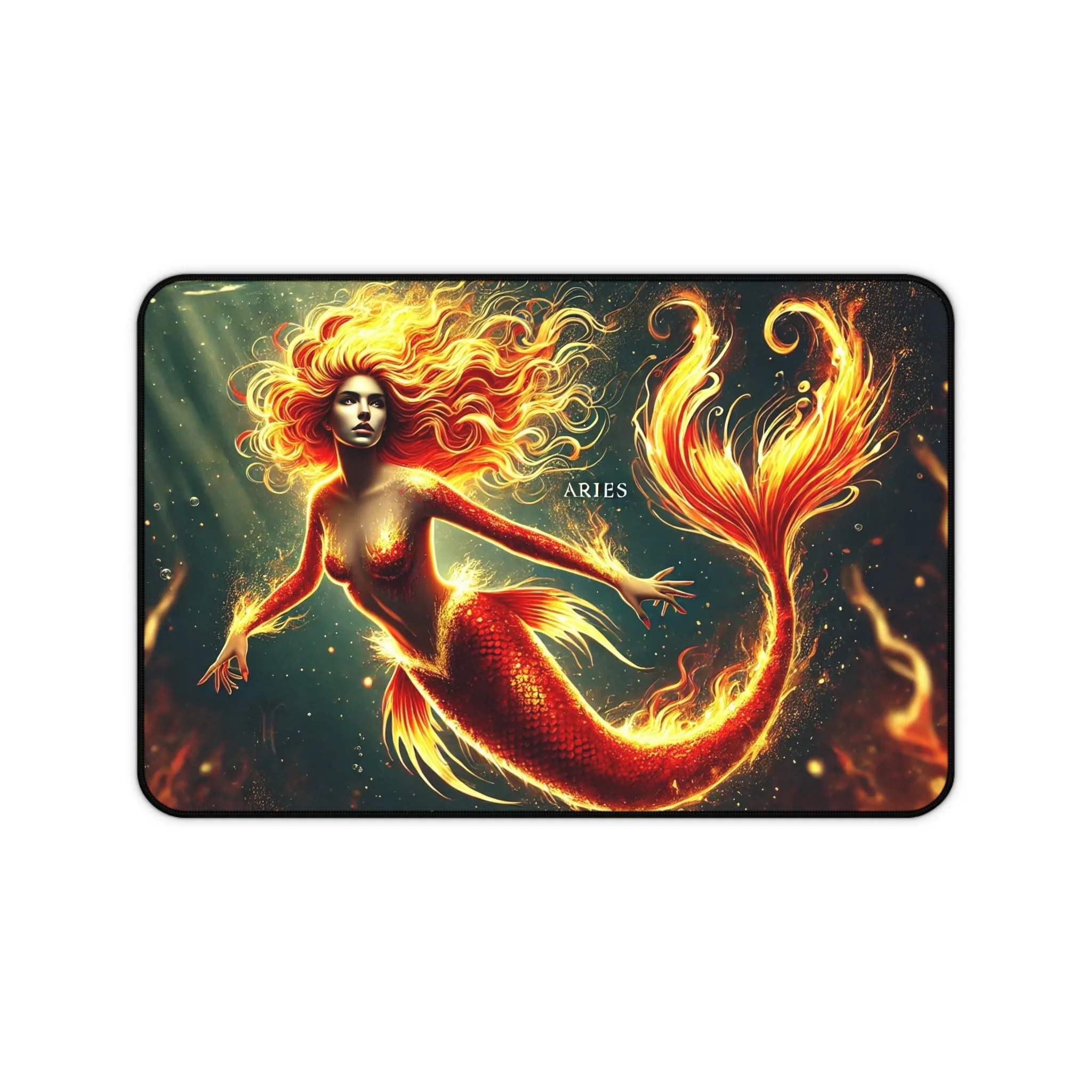 Fiery Aries: Fierce Mermaid of the Flames Below