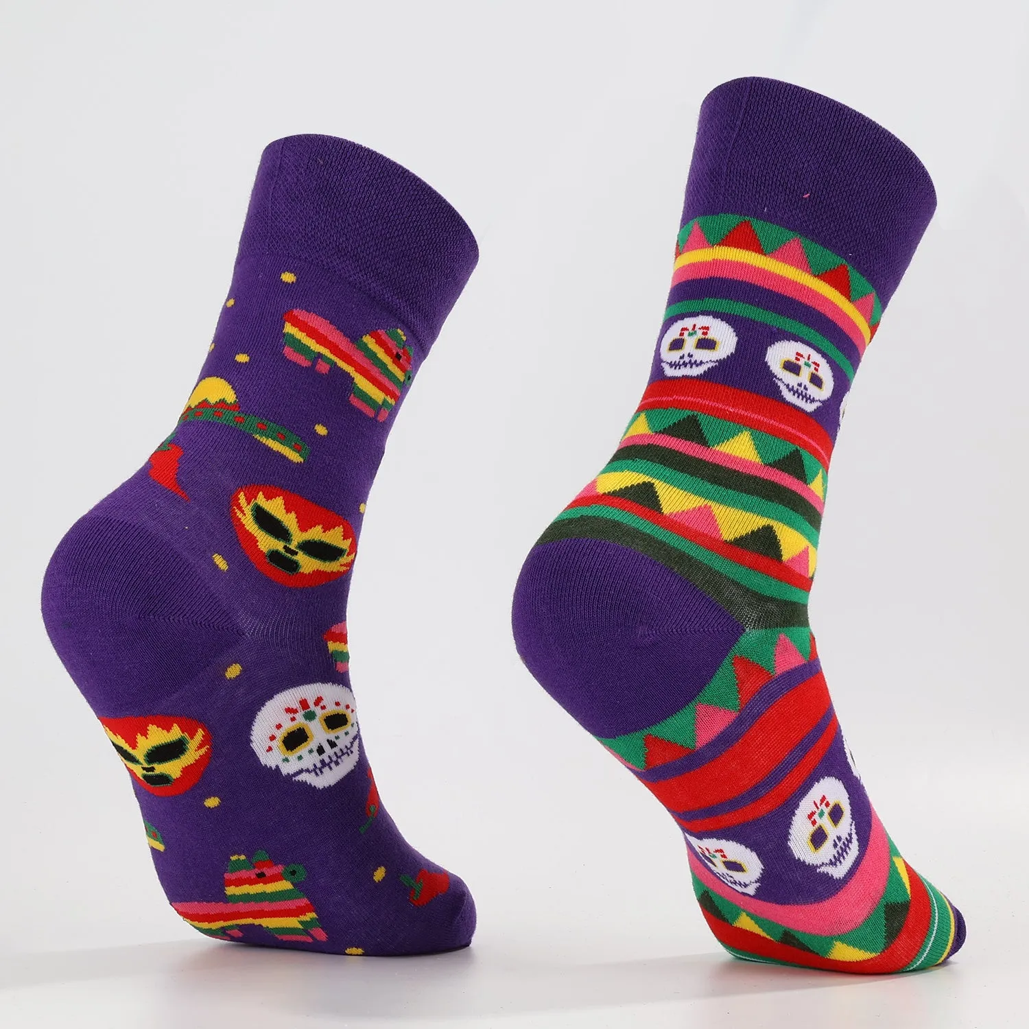 Fiesta Skulls Socks