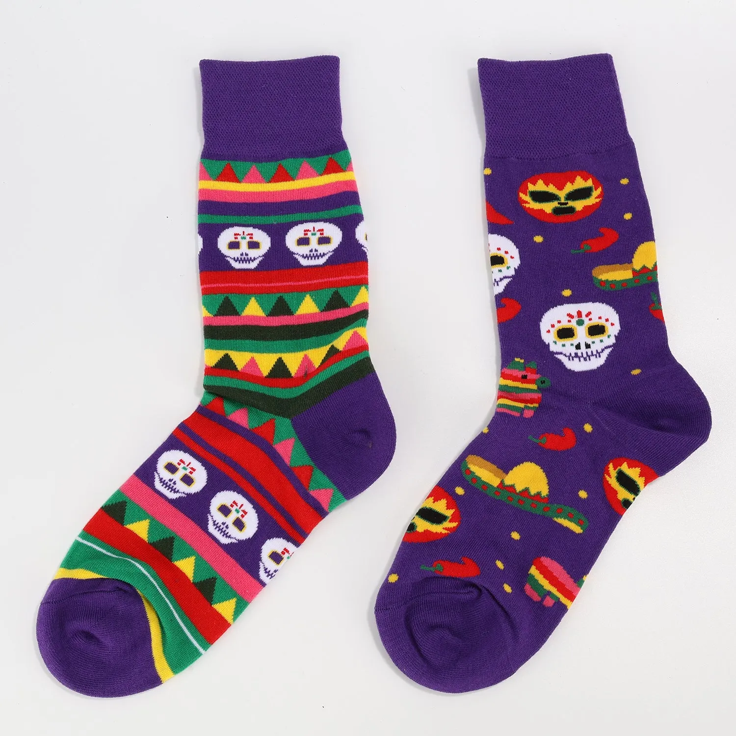 Fiesta Skulls Socks