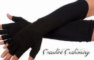 Fingerless  Stretch Glove 15"