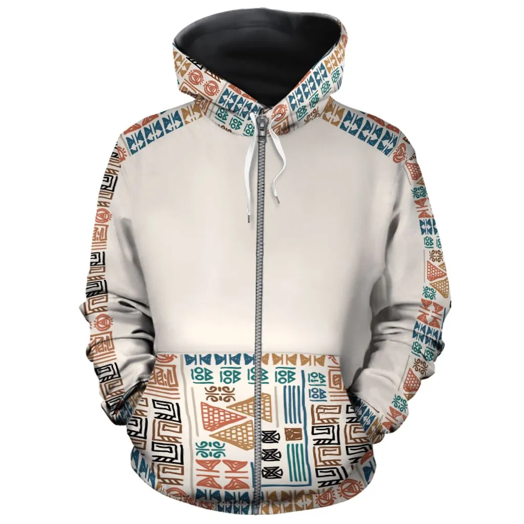 Geometric Harmony All-over Hoodie