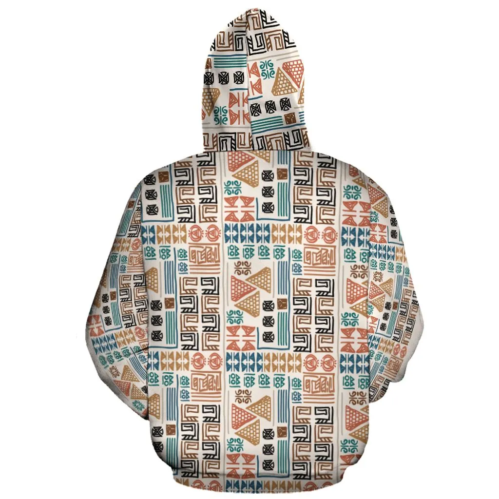 Geometric Harmony All-over Hoodie