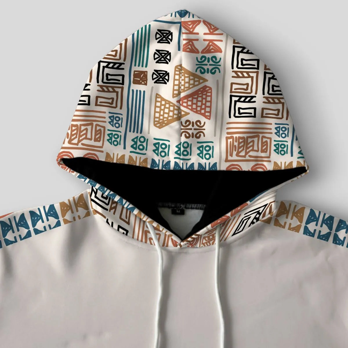 Geometric Harmony All-over Hoodie