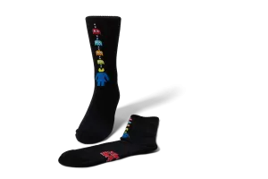 Girl Pac-Man Game Over Socks Black