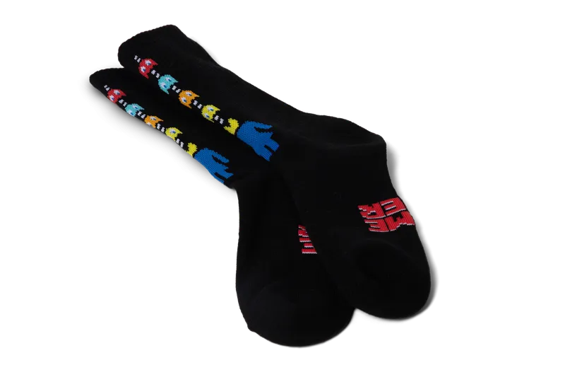 Girl Pac-Man Game Over Socks Black