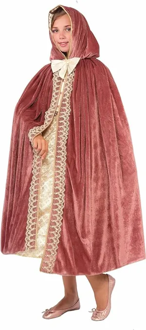 Girl's Mauve Royal Princess Cape