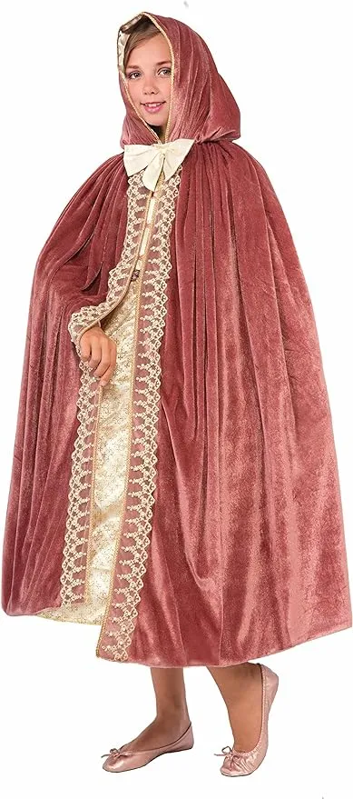 Girl's Mauve Royal Princess Cape