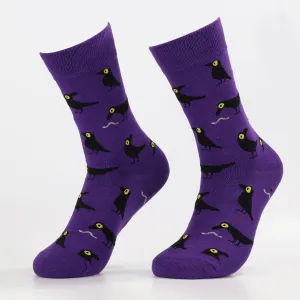 Gothic Crow Socks