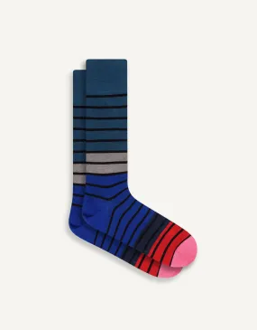 Graphic Stripe Sock