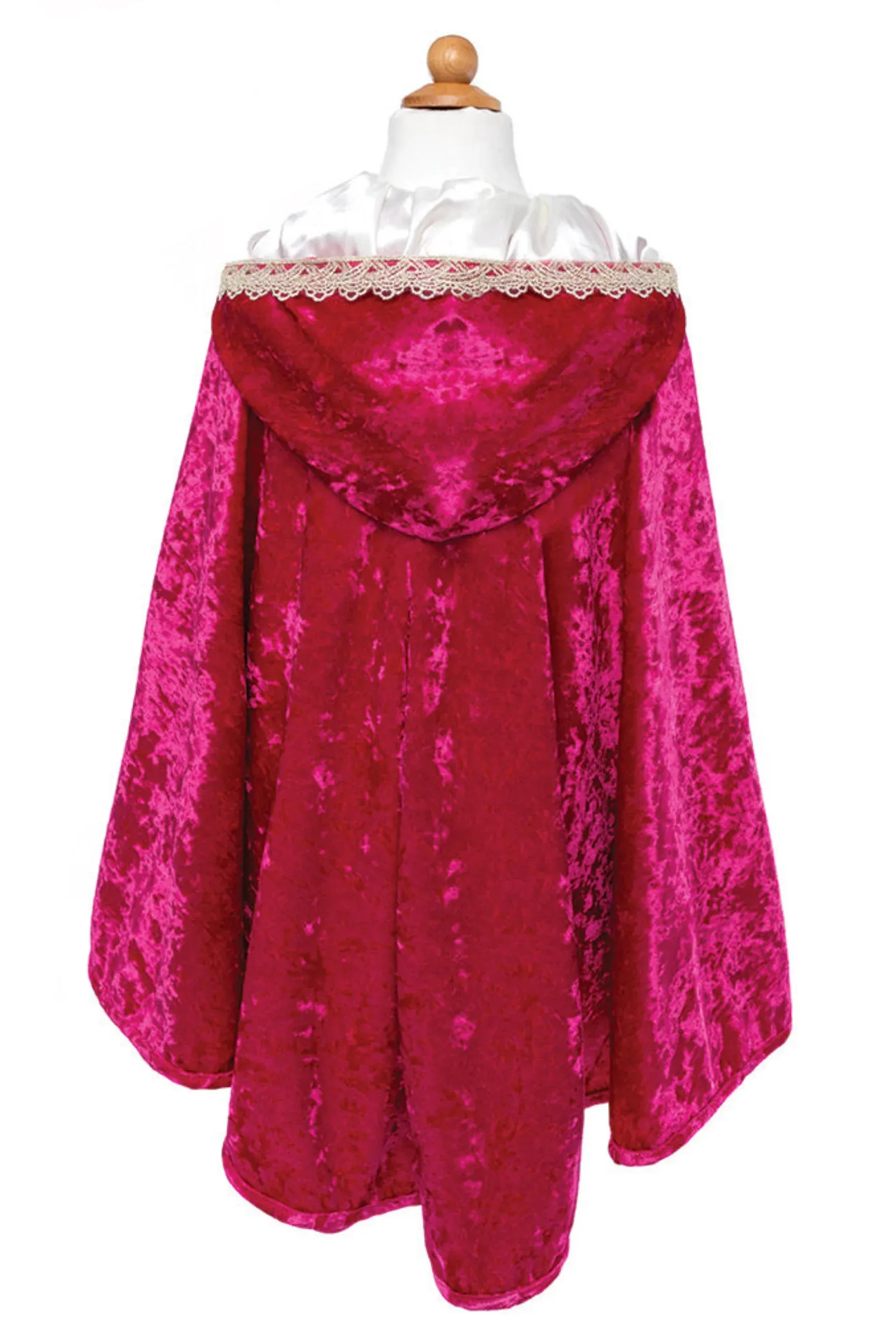 Great Pretenders - Deluxe Fuchsia Rose Princess Cape