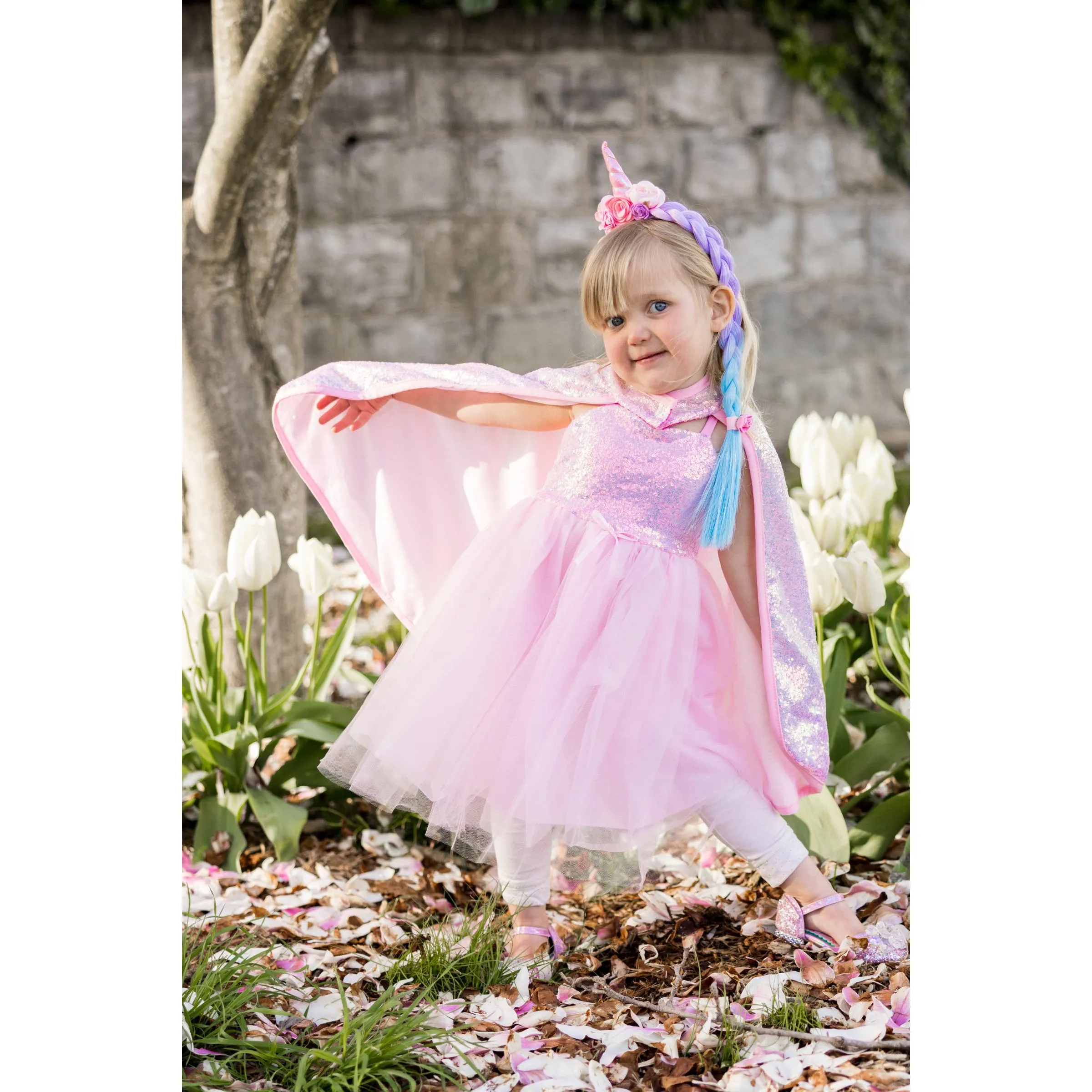 Great Pretenders Pink Sequins Cape