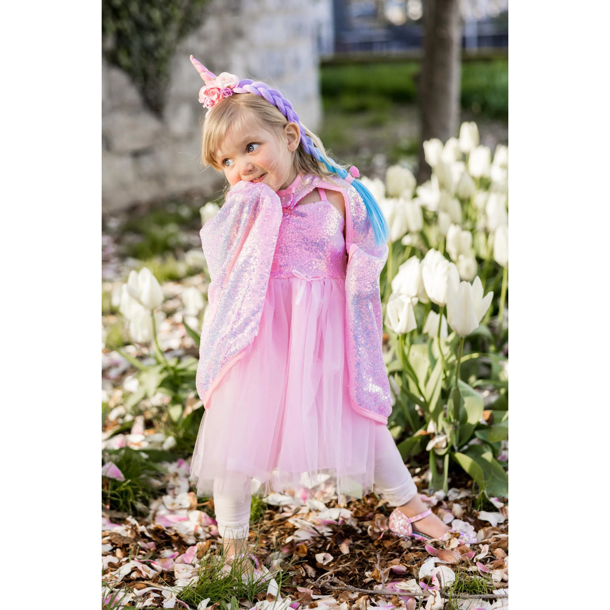 Great Pretenders Pink Sequins Cape