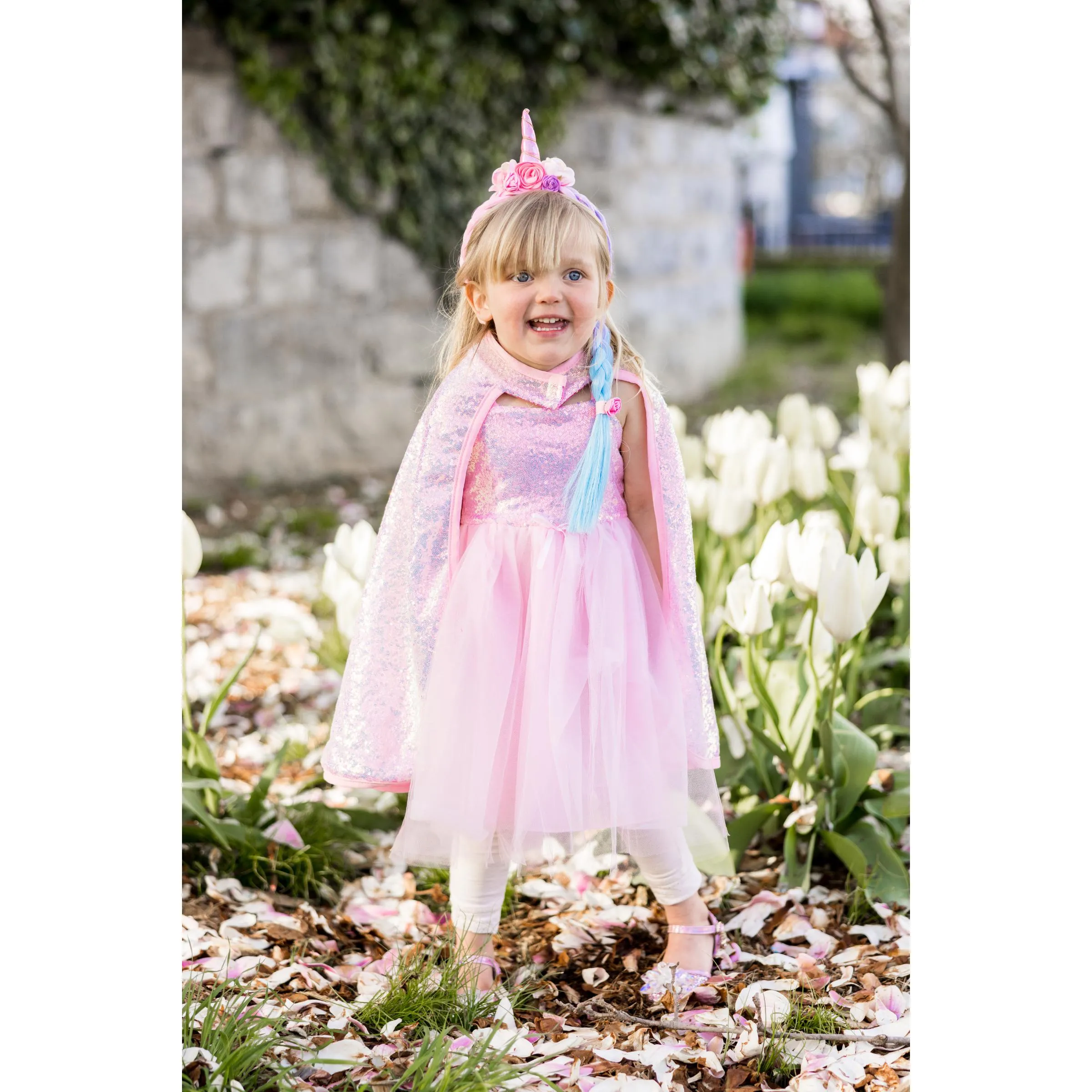 Great Pretenders Pink Sequins Cape