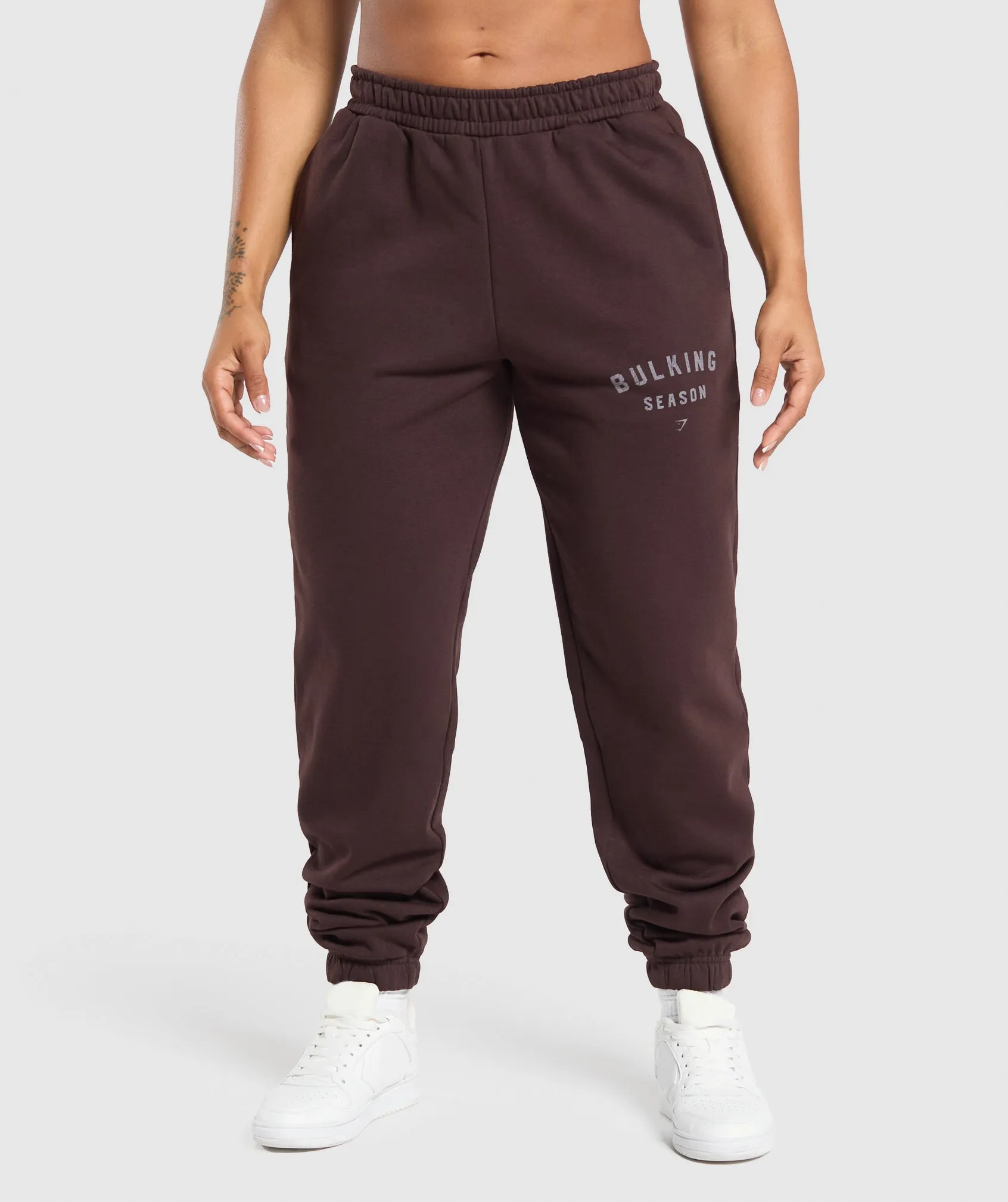 Gymshark Bulking Season Brushed Joggers - Heritage Brown