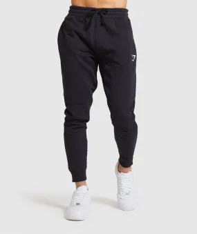 Gymshark Crest Joggers - Black