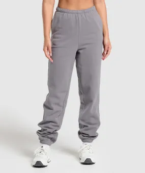 Gymshark Fleece Joggers - Medium Grey